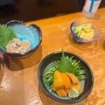 玄鮨 - この3点で永遠にお酒がのめるやつよw