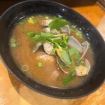 玄鮨 - アサリの味噌汁