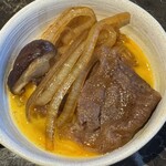 一升びん - すき焼き盛り付け