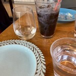 パイ ホリック - +¥200のグラスワイン白、アイスコーヒー　どっちも飲み放題♡ワインが飲みやすくて美味でした♡