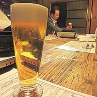 韻松亭 - 【2015年新年会】まずは生ビールで乾杯～♪