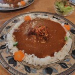 茄子おやじ - ビーフカレー