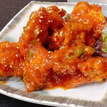 豚たん - ヤンニョンチキン②