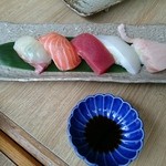 和食処あくら - 握り5貫 鰆も有ります