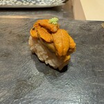 銀座のみこ寿司 - 宮城ウニ(追加)