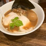 新橋 纏 - 特製烏賊干鶏白湯そば