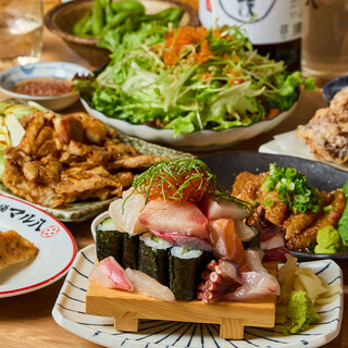 各種宴会に使えるコースは全て飲み放題付き！2980円から♪