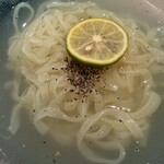 Yakiniku 名もなき名店へ 一切入魂一枚売り焼肉 - すだち冷麺