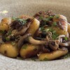 Three. - 料理写真:焼きニョッキときのこのソテー、トリュフバター