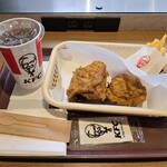 ケンタッキーフライドチキン - セット。