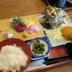 青木さざえ店 - S級さざえ定食(¥2,950)