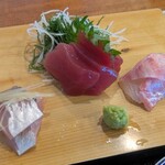 青木さざえ店 - 定食刺身