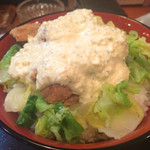磯の香 - 鳥唐タルタル丼 大盛 500円