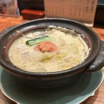 味処 季布や - 豆乳で仕立てた鱈と白子の寄せ鍋