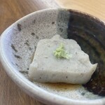 手打ち処 赤そば茶屋 - サービスの蕎麦がき