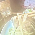 森田食堂 - 細うどんでした。コシ弱め。優しい味。