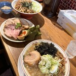 麺屋58 - 58の全力油そばと極太背油中華そば