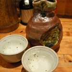 やきとりかどちゃん - （2009/11月-2）日本酒を燗で