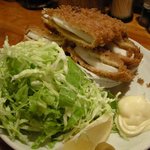 やきとりかどちゃん - （2009/11月-2）注文後衣を付けて揚げてくれる「イカフライ」