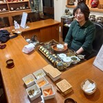 一番屋 - お茶や試食いただきました