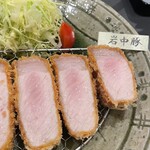 とんかつ 螢水 - 岩中豚 特上ロース(130g)とメンチカツ(50g)(2,970円)