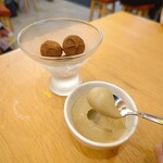 串とメシにはサケキタル - 生チョコアイス、ほうじ茶プリン