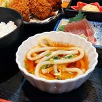 魚屋の台所 下の一色 - うどん