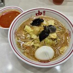 蒙古タンメン中本 - 料理写真:味噌タンメン、プチ北極スープ