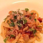 リストランテ アルベラータ - 自家製パスタ“ビーゴリ”鴨肉のラグーソースと