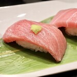 にぎり長次郎 - 本まぐろ大とろ