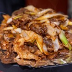 老綏元モンゴル料理 - 2026.2 羊肉の香味炒め（1,848円）
