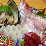 Nihonryouri Kagura - のどぐろ、ホッキ貝の刺身は新鮮でお値打ち！