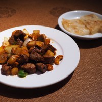 大珍樓 - アヒル肉の味噌炒め、大根もち