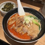 Renge no Gotoku - 排骨担々麺
                                高菜半ライス