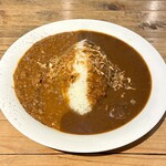 おじいさんの古時計 - ビーフとキーマのあいがけカレー