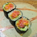 鮨 銀座 おのでら - (2015.1) 大間のマグロでトロタク巻き（追加）