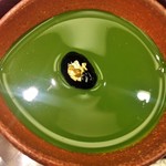 鮨 銀座 おのでら - (2015.1) 抹茶のブランマンジェ