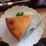 串竹 - この日のサツマイモチーズケーキ絶品。ボリューム大