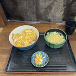 元気ダイニングヒライ東町店 - 大江戸カツ丼［大盛］ミニうどんセット
