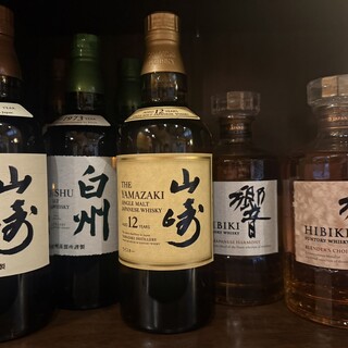 ジャパニーズウイスキーや日本酒など、バラエティ豊かなドリンク