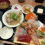 肉と魚がうまい酒場 ニューツルマツ - 箱盛り御膳（1,628円　ニューツルマツKITTE大阪　2026.2月）