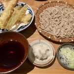 石臼挽き二八そば そばしき - 