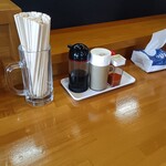 麺屋酒田 - 卓上調味料