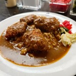 ダール - ヘレカツ４ヶカレー
