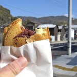 松屋二重焼本舗 - 二重焼（食べかけで失礼します）