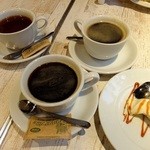 ピッツェリア　イルソーレ　天サン - ランチの珈琲+紅茶(’14.12月)