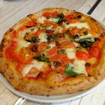 ピッツェリア　イルソーレ　天サン - マルゲリータ地中海スペシャル：サラダ・珈琲付きランチ：1290円