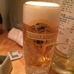 鳥っち。 - 生ビール330円