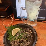 かつよし - ハイボールと生センマイ