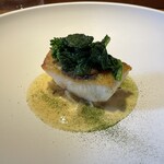 Le comptoir de TABATA - 平目　発酵キャベツ　菜の花